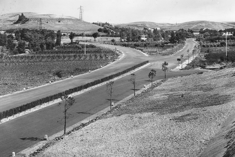 GRA di Roma, tratto in corrispondenza dell'innesto con la strada statale 1 'Aurelia', 1951