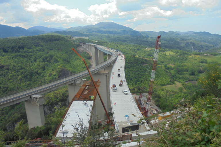  A3 Salerno Reggio Calabria, Viadotto Italia lato Salerno