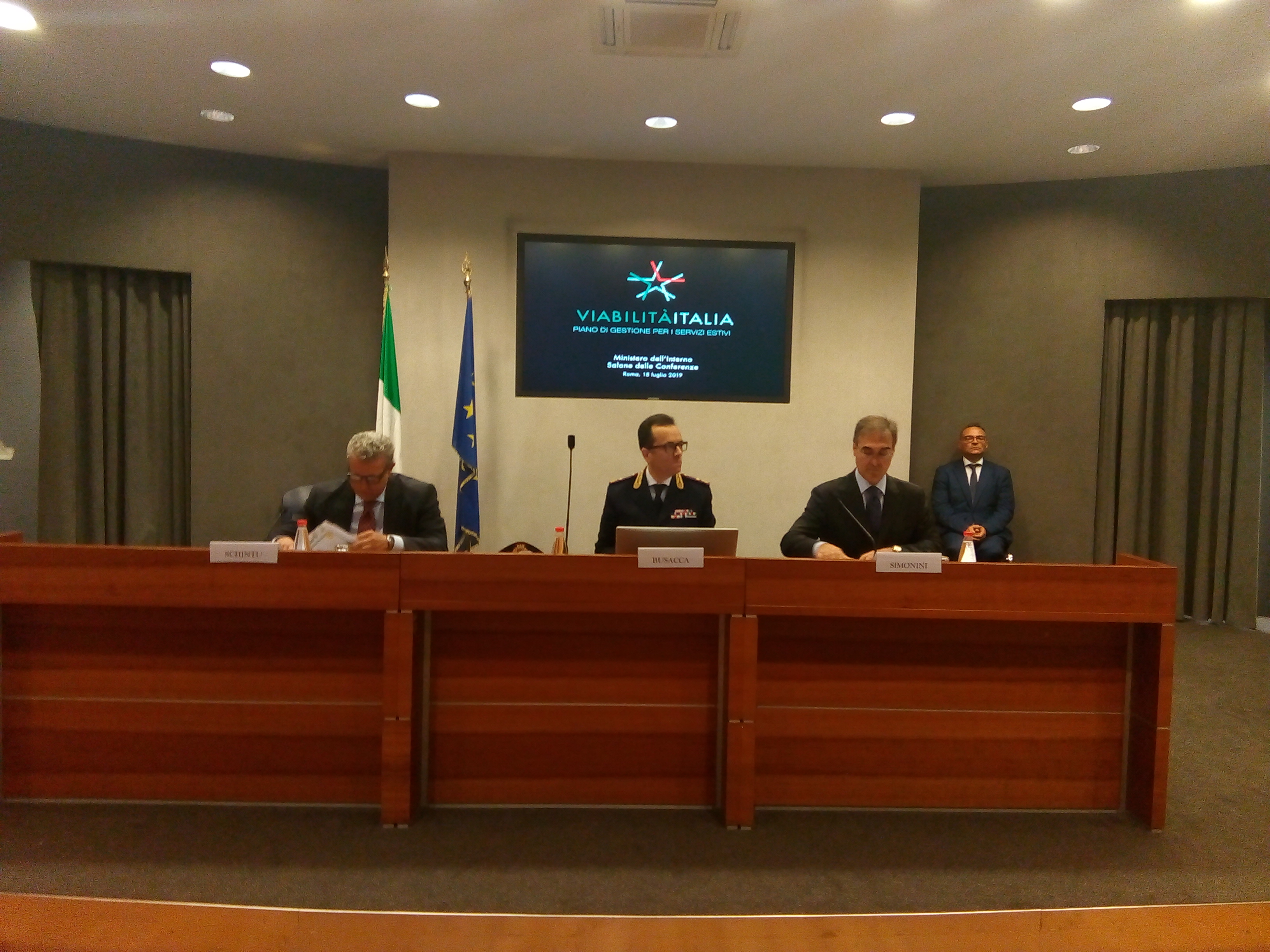 Presentazione piano esodo estivo 2019