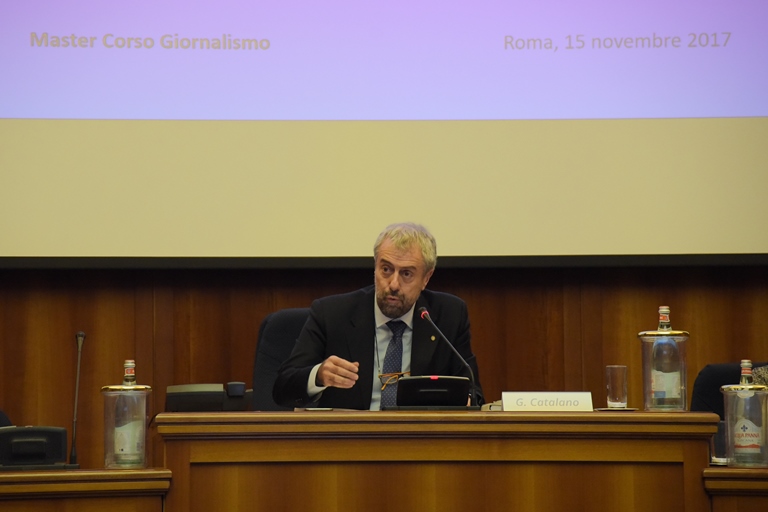 Corso di specializzazione per giornalisti  “Connettere Italia” – Giuseppe Catalano