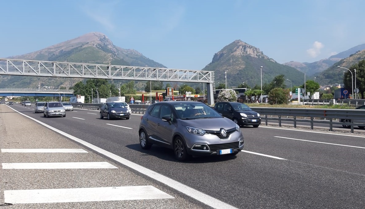 Auto in transito sulla rete Anas