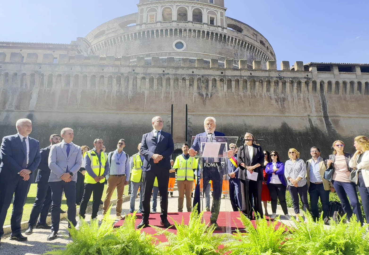 Giubileo, riqualificato il fossato di Castel Sant'Angelo