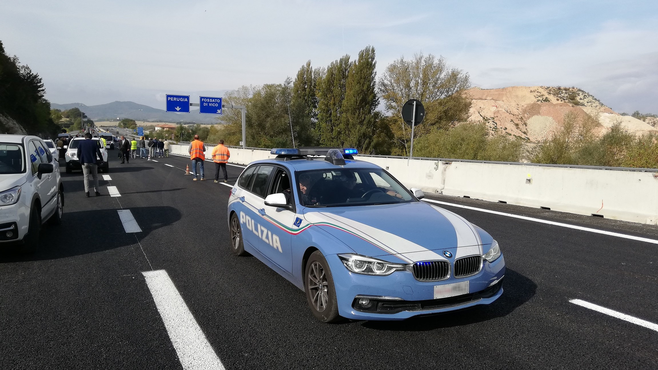 Apertura Quadrilatero, direttrice Perugia-Ancona, tratto Fossato di Vico-Cancelli