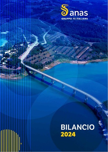 Immagine della copertina del bilancio Anas 2024