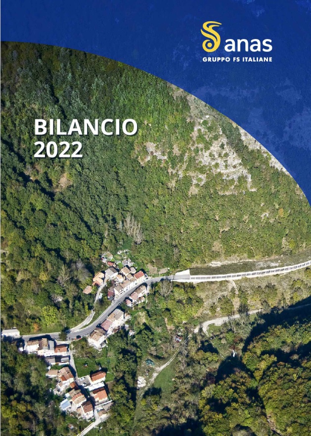 Copertina bilancio Anas 2022