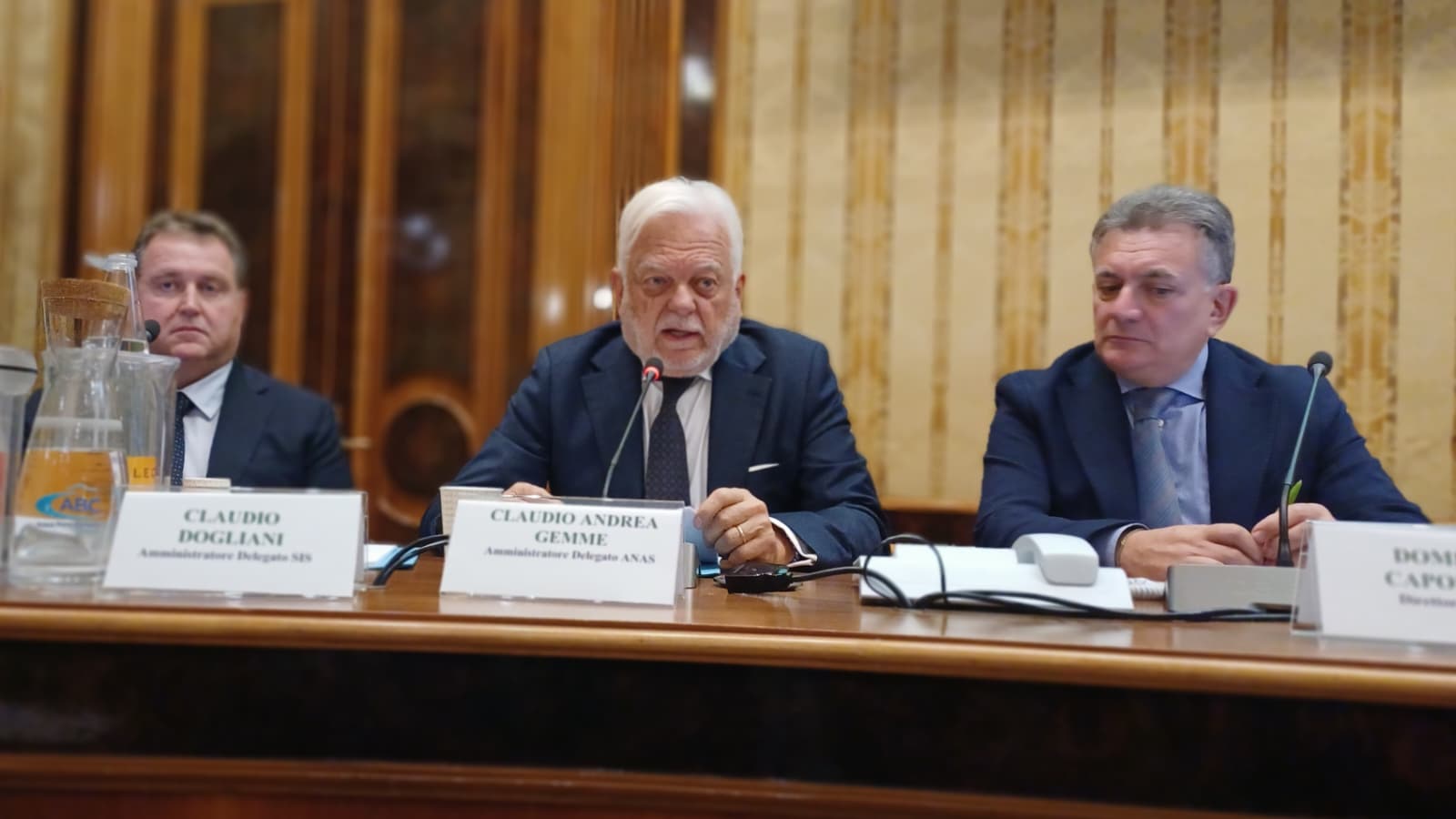 Intervento dell'AD Anas, Claudio Andrea Gemme 