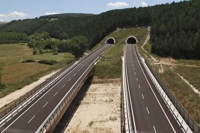 Itinerario Foligno-Civitanova Marche, nuova strada statale 77 - Viadotto Palude e Galleria Palude