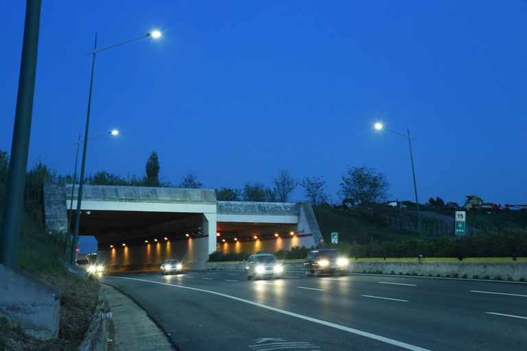 Ripristinata l'illuminazione sul Grande Raccordo Anulare di Roma