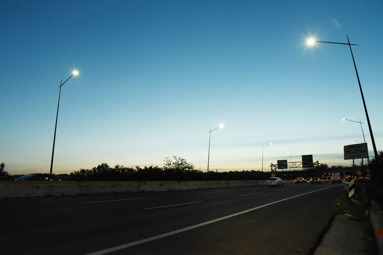 Ripristinata l'illuminazione sul Grande Raccordo Anulare di Roma