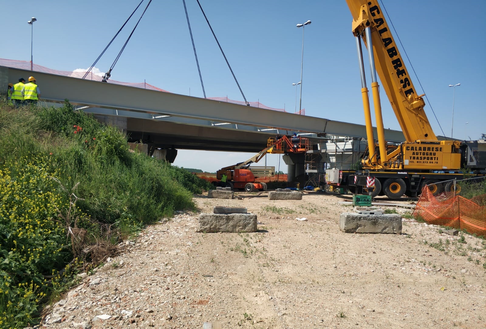 Varo viadotto Tangenziale di Fossano