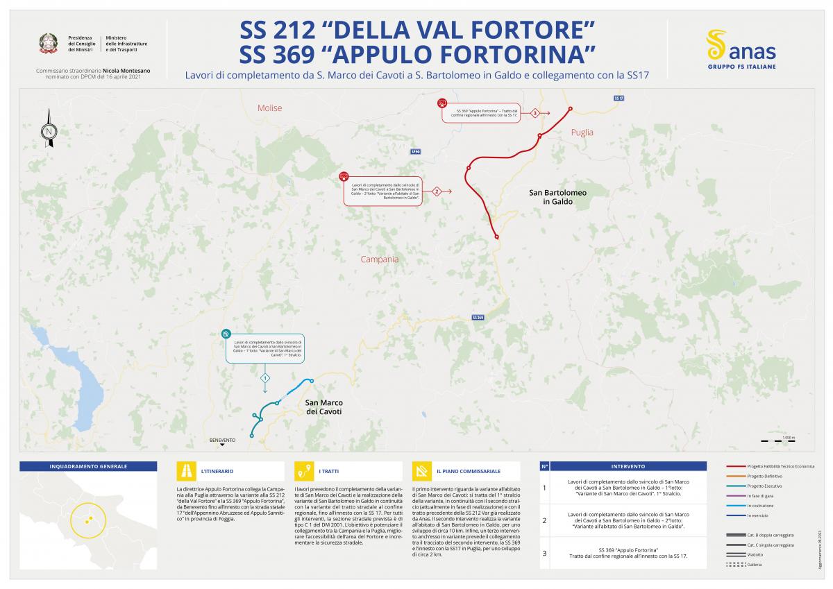 mappa delle opere