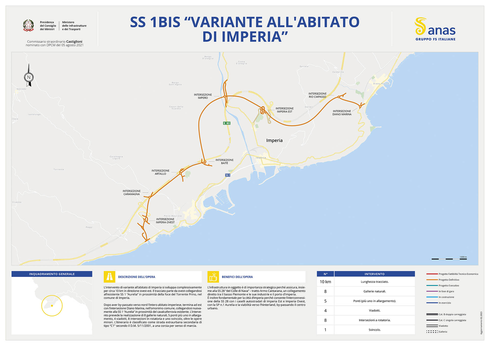 Apri il pdf della mappa SS1 bis Imperia Commissario Castiglioni