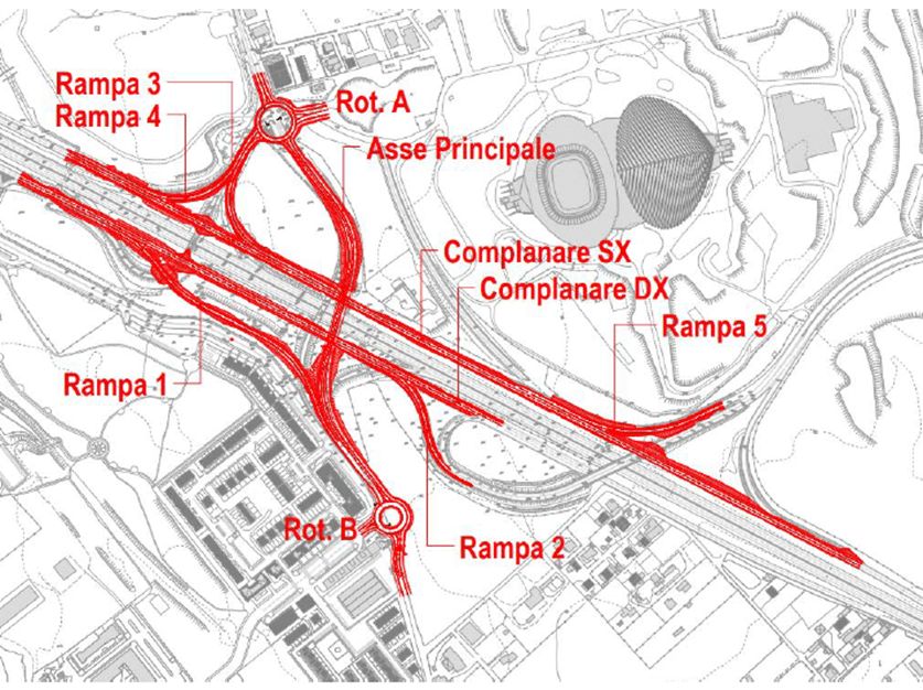 I principali lavori a Tor Vergata