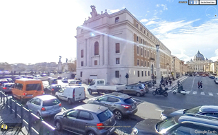 Traffico a Piazza Pia - ante operam