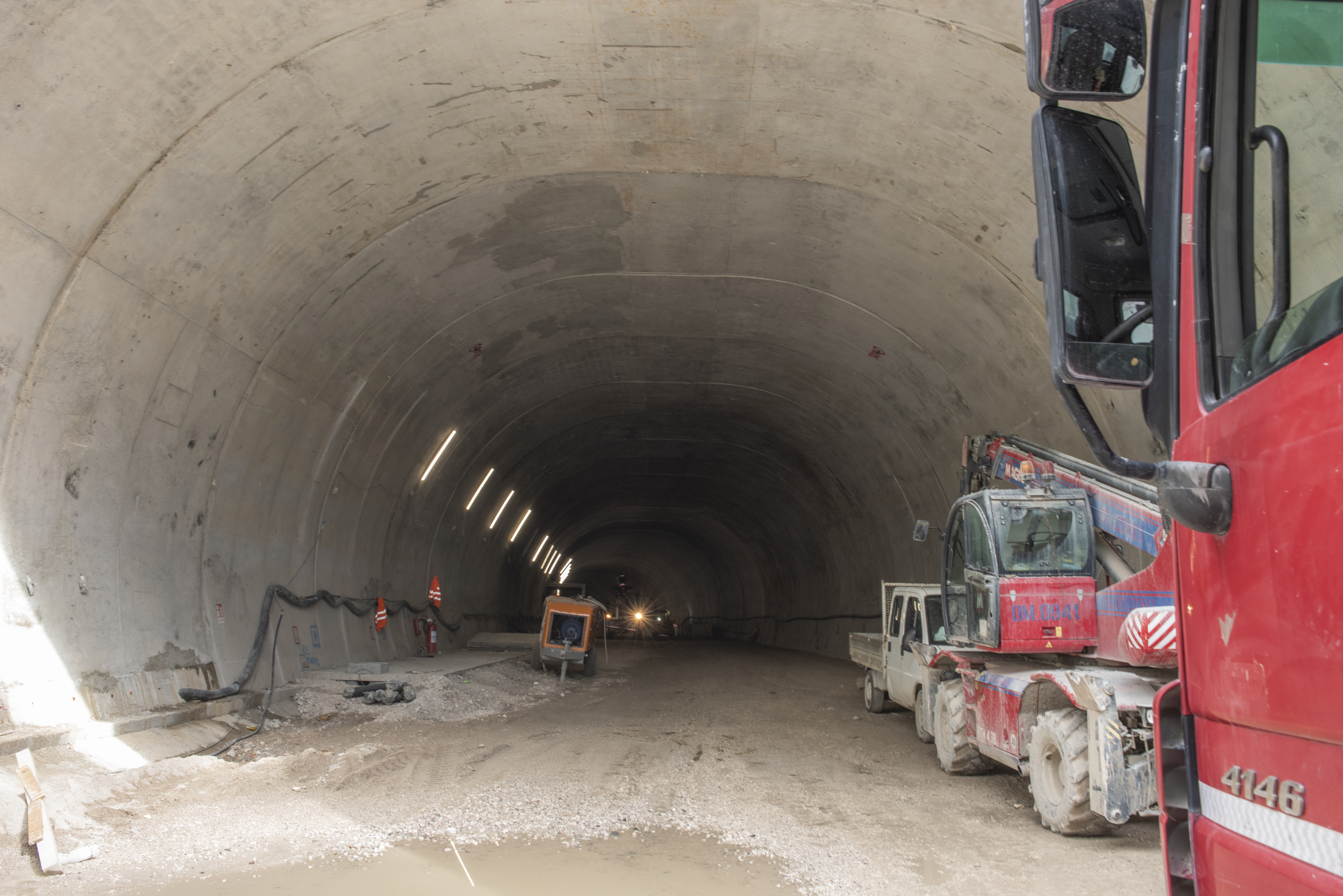 Agosto 2025 - imbocco est lavori galleria Tai di Cadore