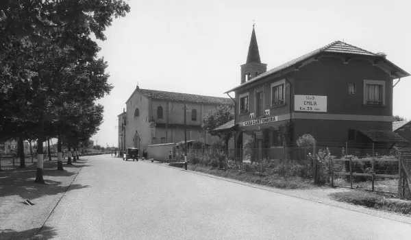 Immagine storica di una casa cantoniera