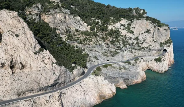 Foto dell'Aurelia in Liguria