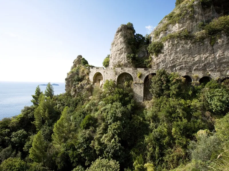 Panorama costiera Amalfitana