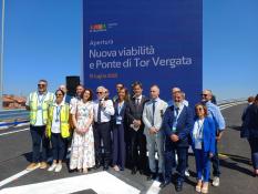 Aperto al traffico il nuovo collegamento autostradale A1 - compendio Tor Vergata