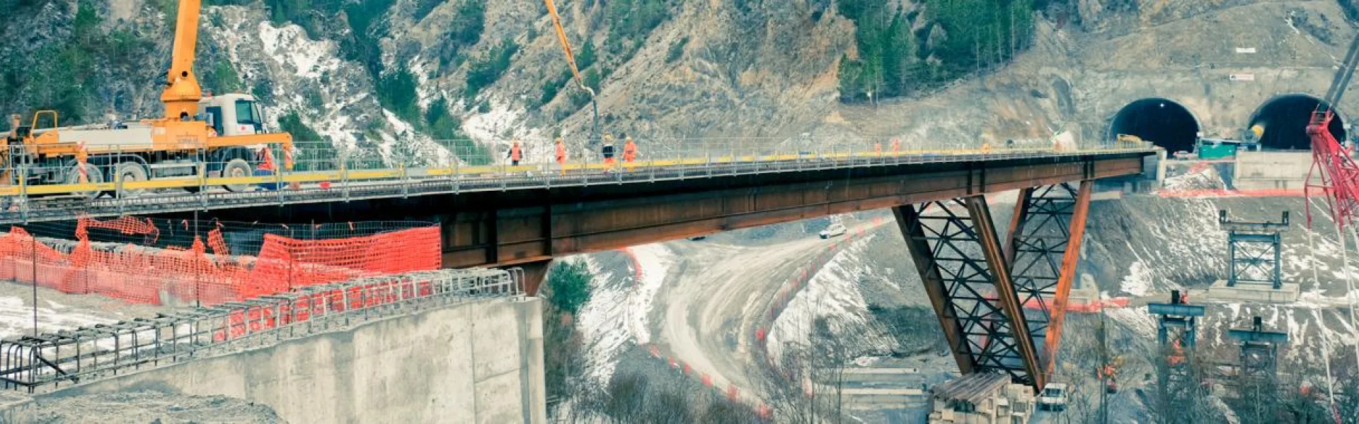 Viadotto in costruzione