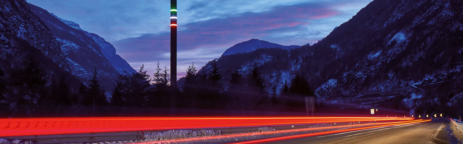 Tratto autostradale smart-road