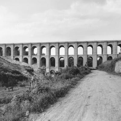 Ricostruzione post bellica, strada statale 7 'Via Appia', ponte di Ariccia ricostruito dopo la Seconda Guerra Mondiale - 1946-1948