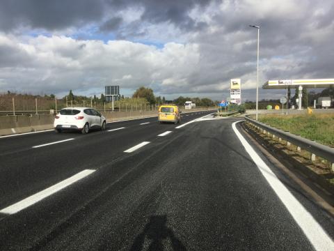 SS1 Aurelia pavimentazioni Donoratico - San Vincenzo