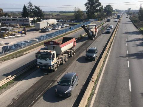 Lavori Pontina