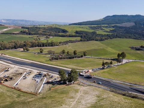 SS 655 Bradanica Lotto La Martella – vista viadotto Santo Stefano al Km 133+039 