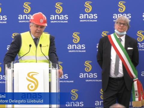 Avvio lavori III Megalotto SS106 - Salini, AD Webuild e Bettarini Sindaco di Francavilla Marittima