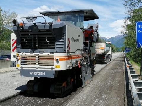 Lavori sulla pavimentazione tra Pieve Vergonte e Anzola d’Ossola 