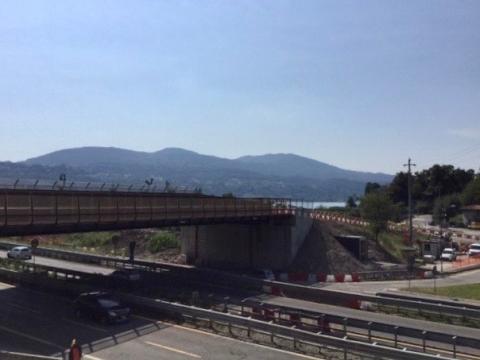 Il nuovo ponte di Civate, in provincia di Lecco