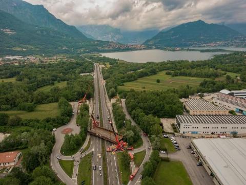 Varo del nuovo Ponte di Annone Brianza