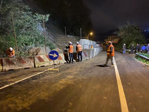 Riaperta la statale a Carasco