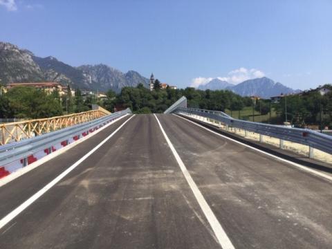 Il nuovo ponte di Civate, in provincia di Lecco