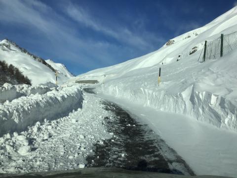 Sgombero neve alla Maddalena