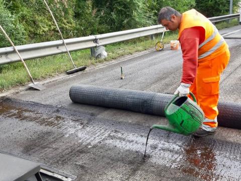 In corso le attività di ripristino pavimentazione tra Quart e Aosta 