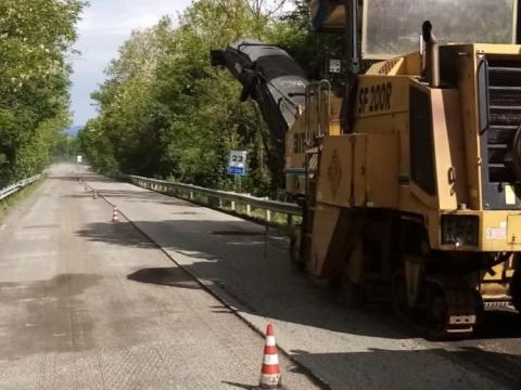 Ripristino pavimentazione tra Novara e Borgomanero