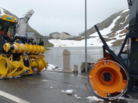 Riapertura al transito del Gran San Bernardo