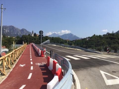 Il nuovo ponte di Civate, in provincia di Lecco