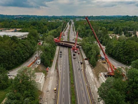 Varo del nuovo Ponte di Annone Brianza