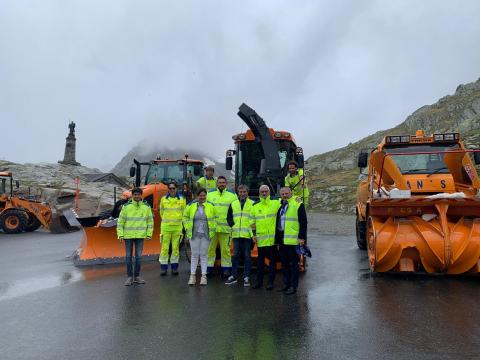 Riapertura al transito del Gran San Bernardo