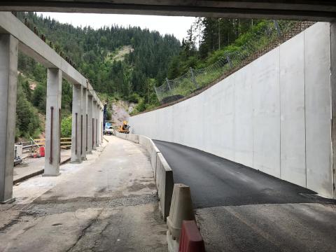 Lavori prolungamento paramassi tra Vigo e S. Stefano di Cadore (BL)