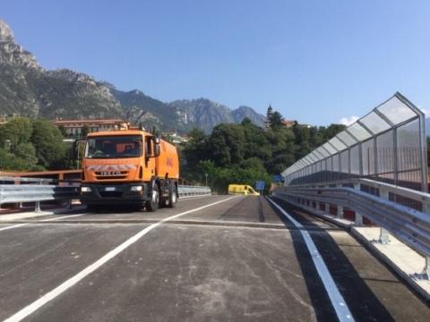 Il nuovo ponte di Civate, in provincia di Lecco