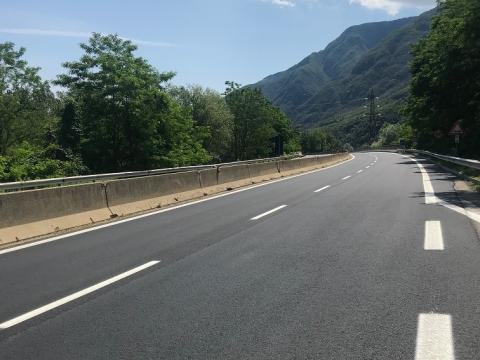 Lavori sulla pavimentazione tra Pieve Vergonte e Anzola d’Ossola 