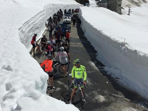 Foto strada statale 27 riapertura Gran San Bernardo 2019