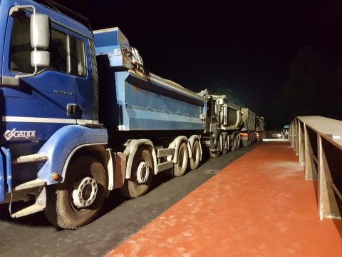 Prove di carico sul ponte di Annone Brianza (LC)