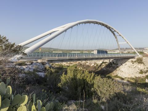 SS 655 Bradanica Lotto La Martella – Vista ponte Gravina lunghezza 144 m