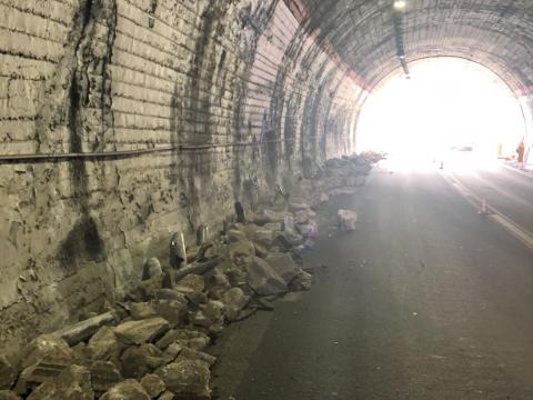 A2 Autostrada del Mediterraneo, galleria Tribito, lavori in corso