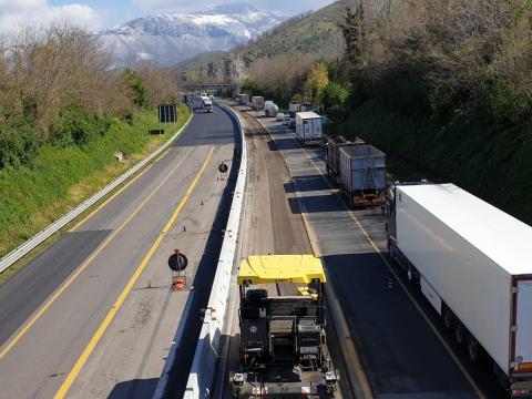 A2 "Autostrada del Mediterraneo" - Risanamento della pavimentazione